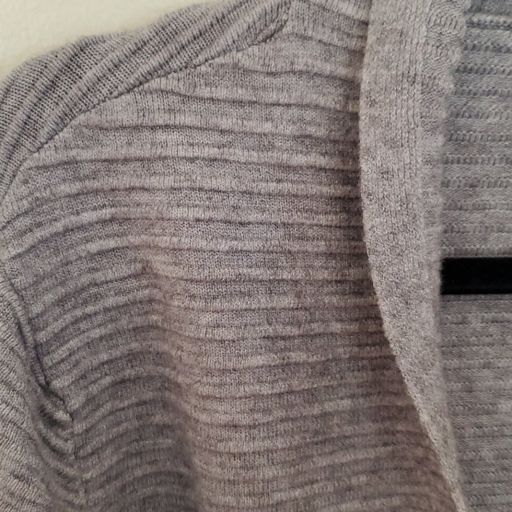 CYRUS Long Ribbed Open Cardigan - Picture 4 of 4